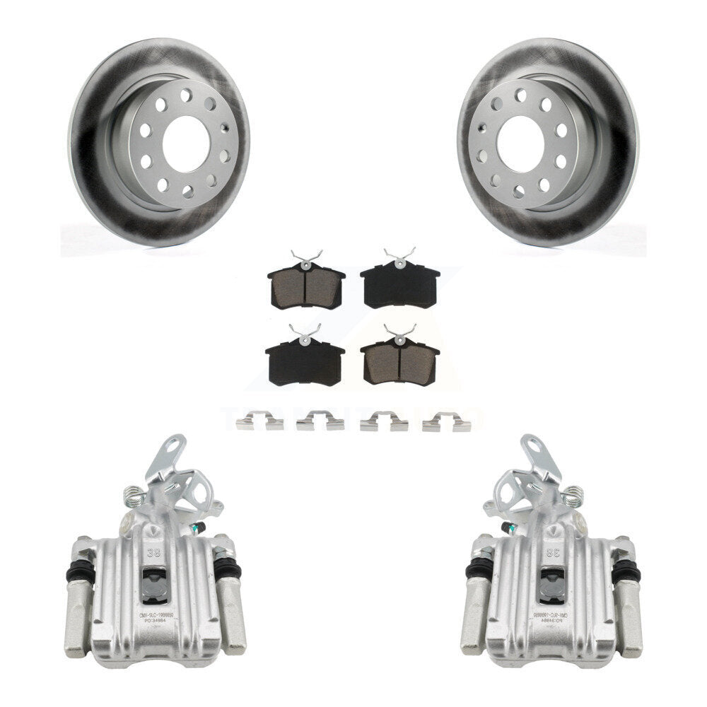 Transit Auto KCG-100231C Disc Brake Kit for 2010-2019 Volkswagen Beetle, Volkswagen Jetta, Audi A3 - Rear product image