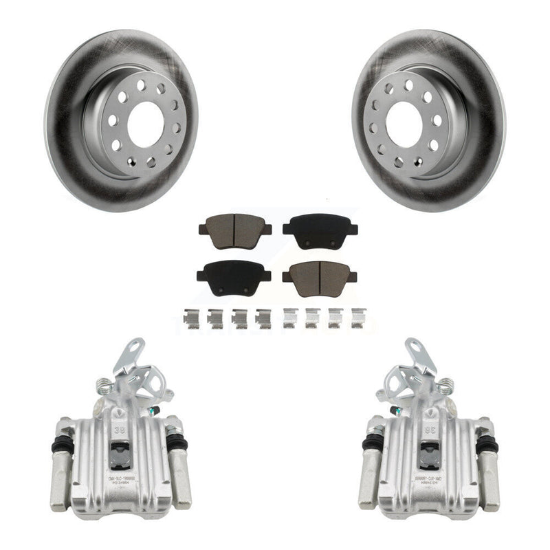 Transit Auto KCG-100232C Disc Brake Kit for 2011-2019 Volkswagen Beetle, Volkswagen Jetta, Volkswagen Golf - Rear product image