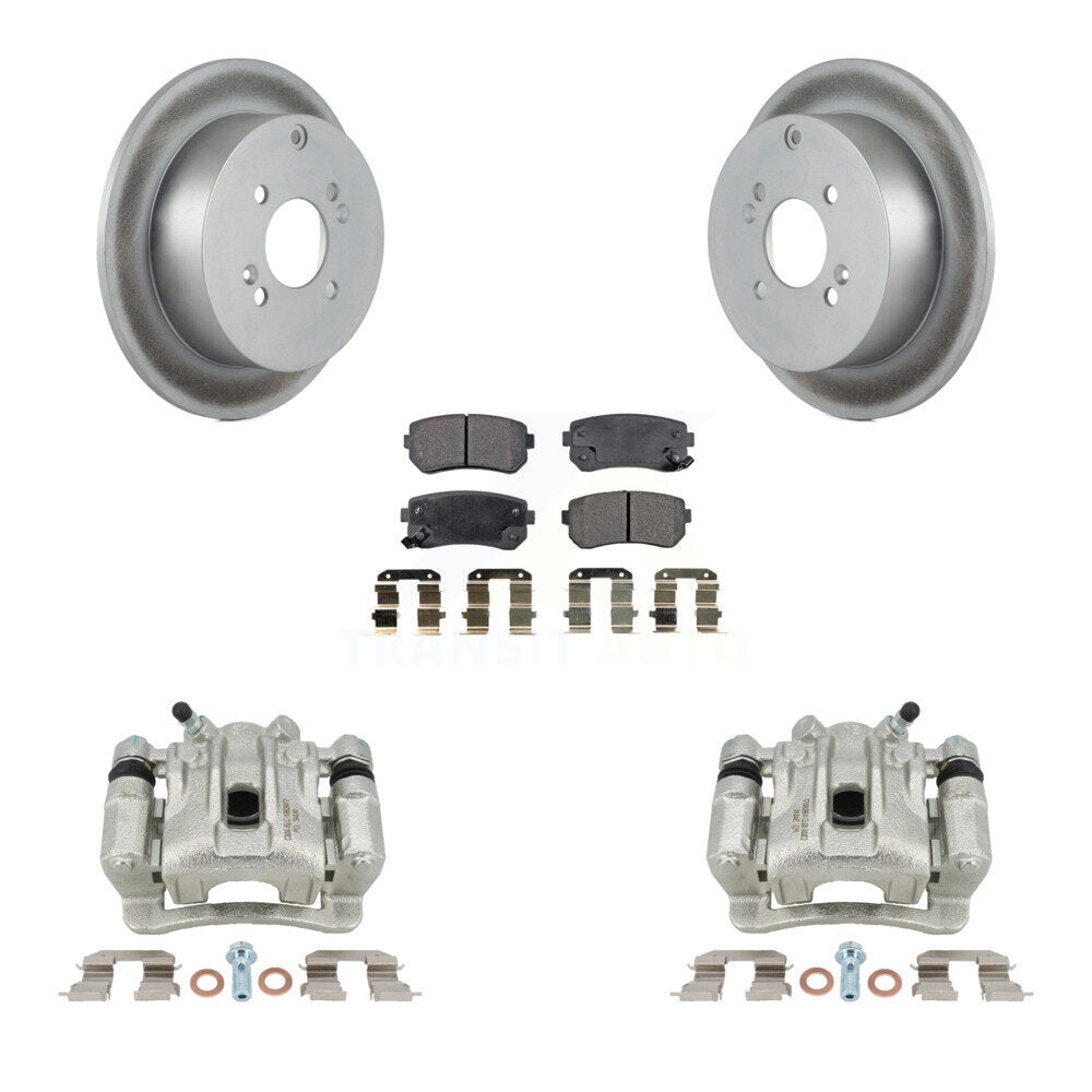 Transit Auto KCG-100232T Disc Brake Kit for 2006-2007 Hyundai Accent, Kia Rio, Kia Rio5 - Rear product image