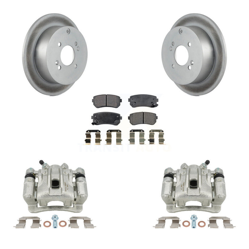 Transit Auto KCG-100232T Disc Brake Kit for 2006-2007 Hyundai Accent, Kia Rio, Kia Rio5 - Rear product image