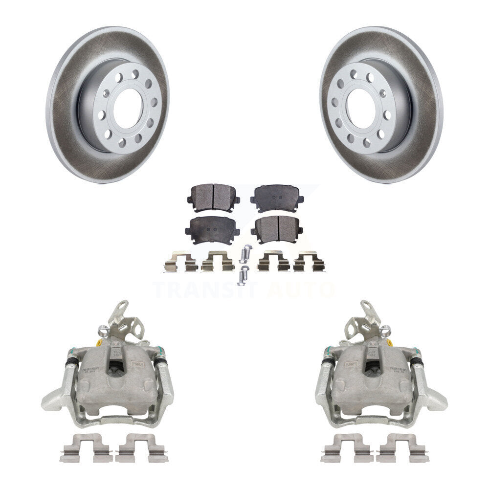 Transit Auto KCG-100234P Disc Brake Kit for 2005-2009 Volkswagen Jetta, Volkswagen Rabbit - Rear product image