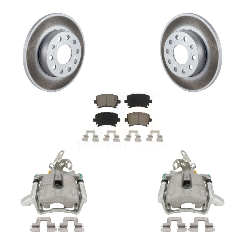 Transit Auto KCG-100235C Disc Brake Kit for 2005-2009 Volkswagen Jetta, Volkswagen Rabbit - Rear product image