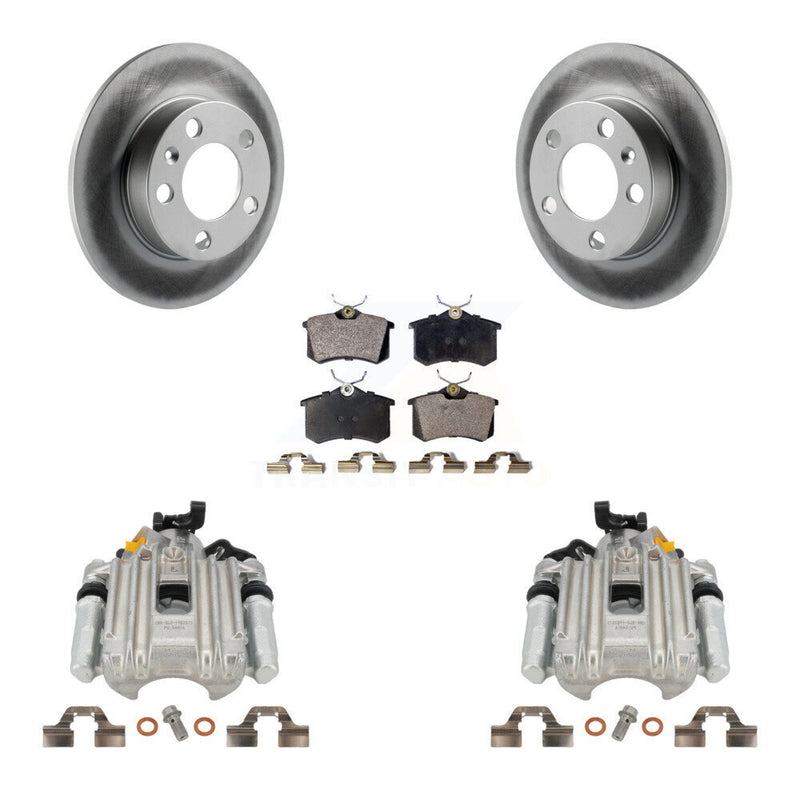 Transit Auto KCG-100235P Disc Brake Kit for 1999-2009 Volkswagen Jetta City, Volkswagen Jetta, Volkswagen Golf - Rear product image