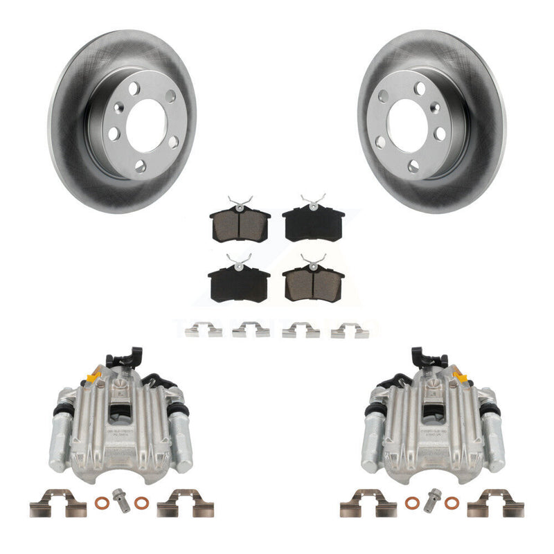 Transit Auto KCG-100236C Disc Brake Kit for 1999-2009 Volkswagen Jetta City, Volkswagen Jetta, Volkswagen Golf - Rear product image