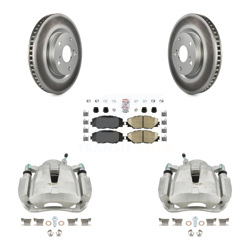 Transit Auto KCG-100236N Disc Brake Kit for 2006-2020 Toyota RAV4, Toyota Corolla iM, Scion iM & more - Front product image