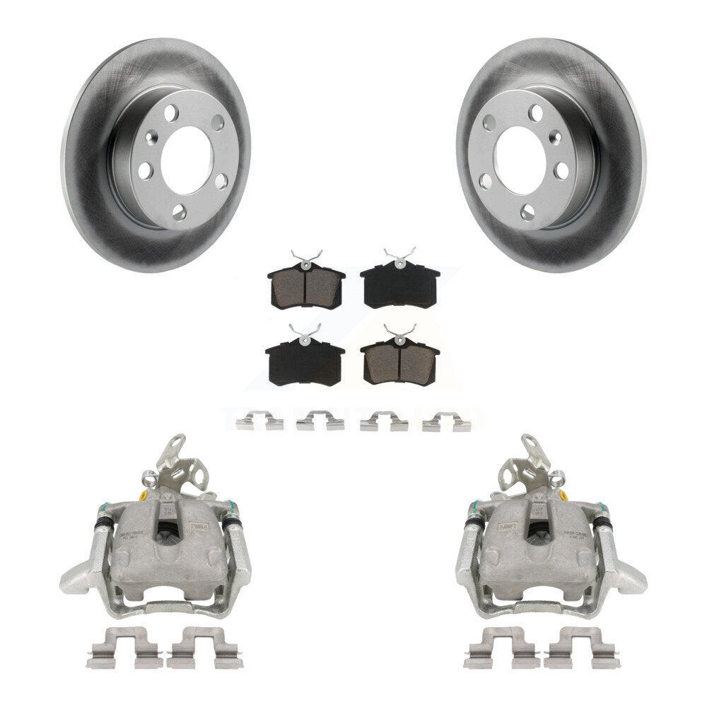 Transit Auto KCG-100237C Disc Brake Kit for 2005-2006 Volkswagen Jetta - Rear product image