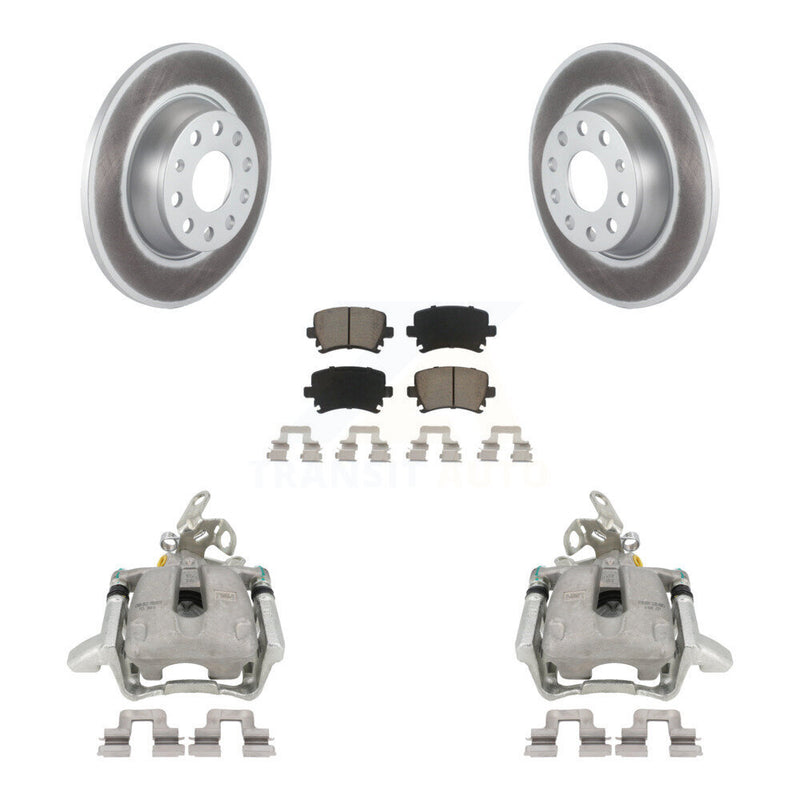 Transit Auto KCG-100239C Disc Brake Kit for 2005-2009 Volkswagen GTI, Volkswagen Jetta, Audi A3 Quattro - Rear product image