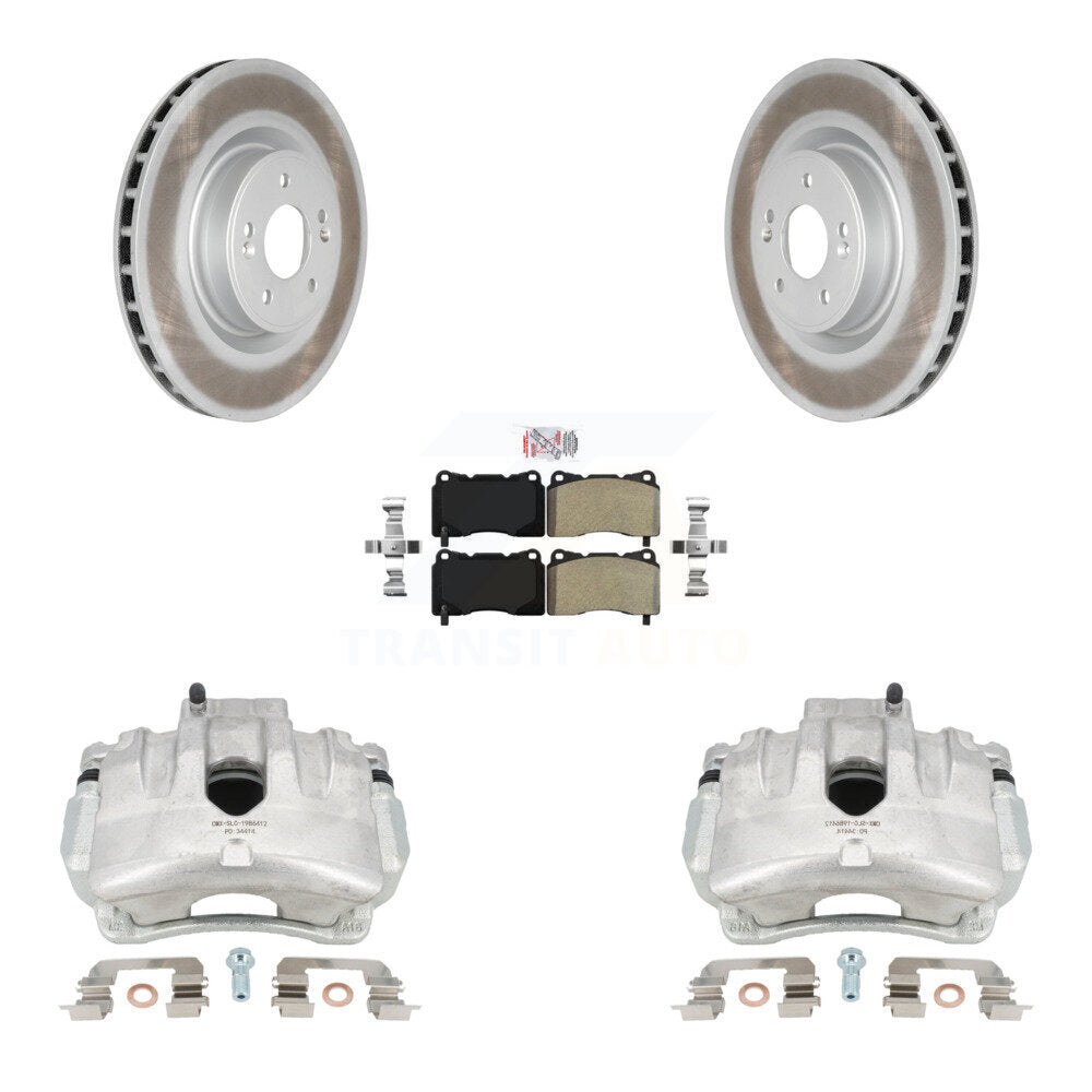 Transit Auto KCG-100239N Disc Brake Kit for 2014-2016 Hyundai Genesis Coupe - Front product image