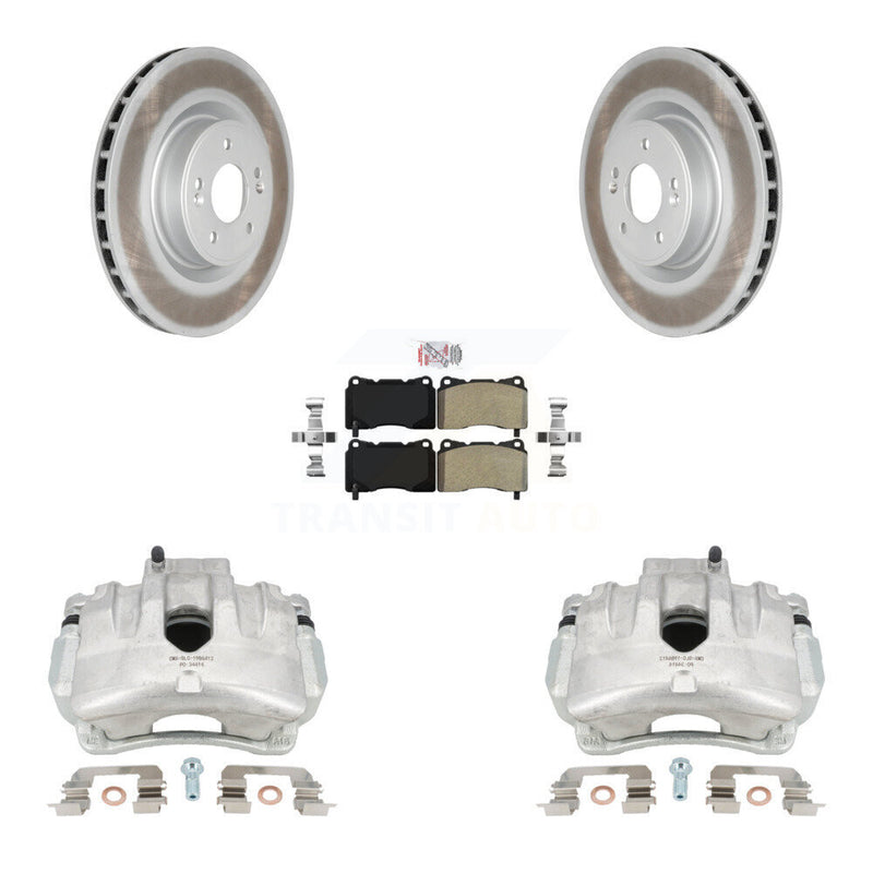 Transit Auto KCG-100239N Disc Brake Kit for 2014-2016 Hyundai Genesis Coupe - Front product image
