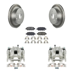 Transit Auto KCG-100239S Disc Brake Kit for 2009-2024 INFINITI Q60, INFINITI Q70L, INFINITI Q50 & more - Rear product image