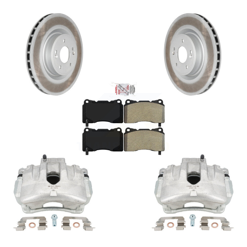 Transit Auto KCG-100240N Disc Brake Kit for 2014-2016 Hyundai Genesis Coupe - Front product image
