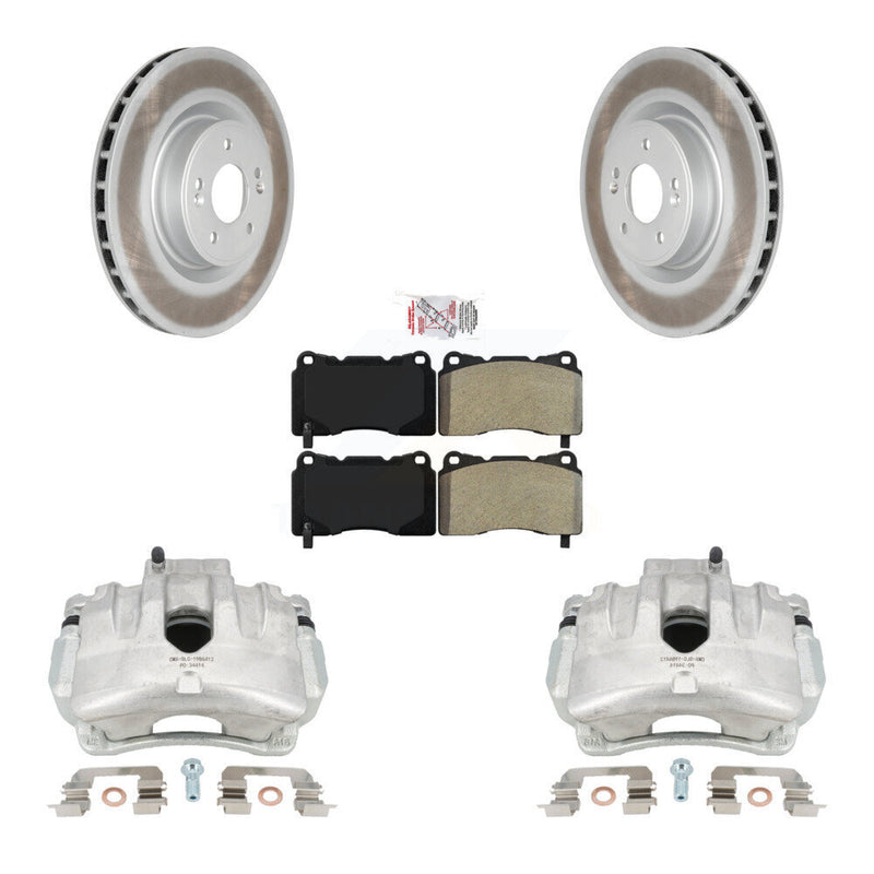 Transit Auto KCG-100240N Disc Brake Kit for 2014-2016 Hyundai Genesis Coupe - Front product image