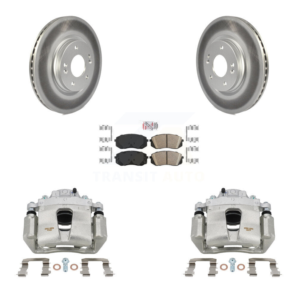 Transit Auto KCG-100242N Disc Brake Kit for 2015-2022 Kia Optima, Hyundai Kona Electric, Kia Niro EV & more - Front product image