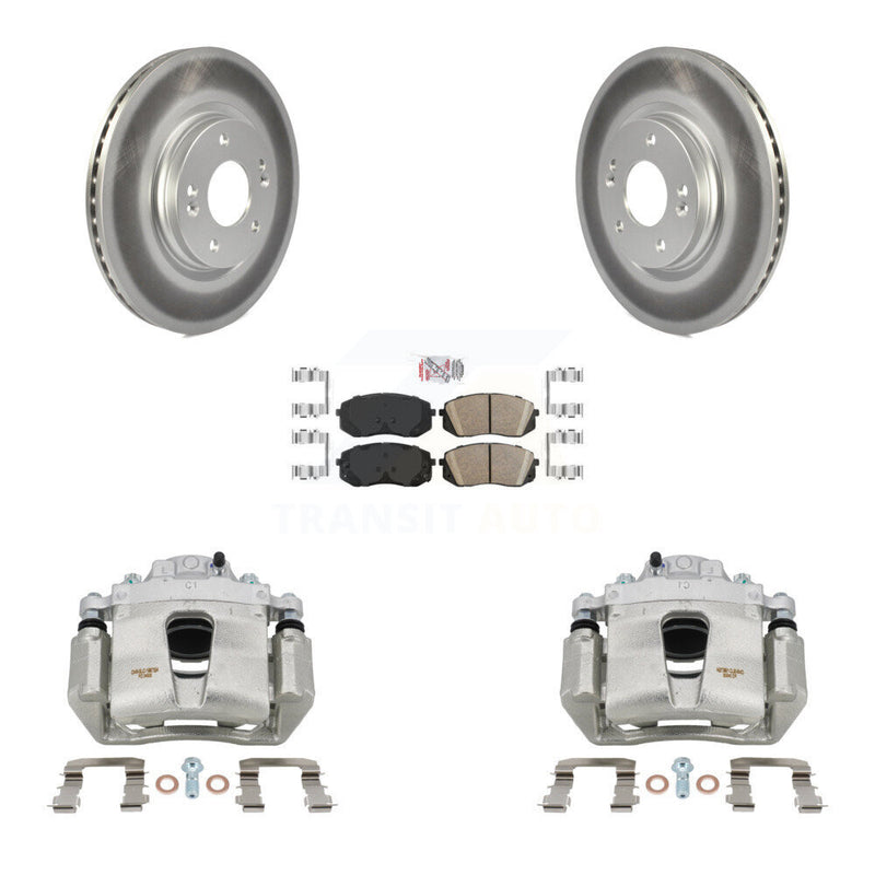 Transit Auto KCG-100242N Disc Brake Kit for 2015-2022 Kia Optima, Hyundai Kona Electric, Kia Niro EV & more - Front product image