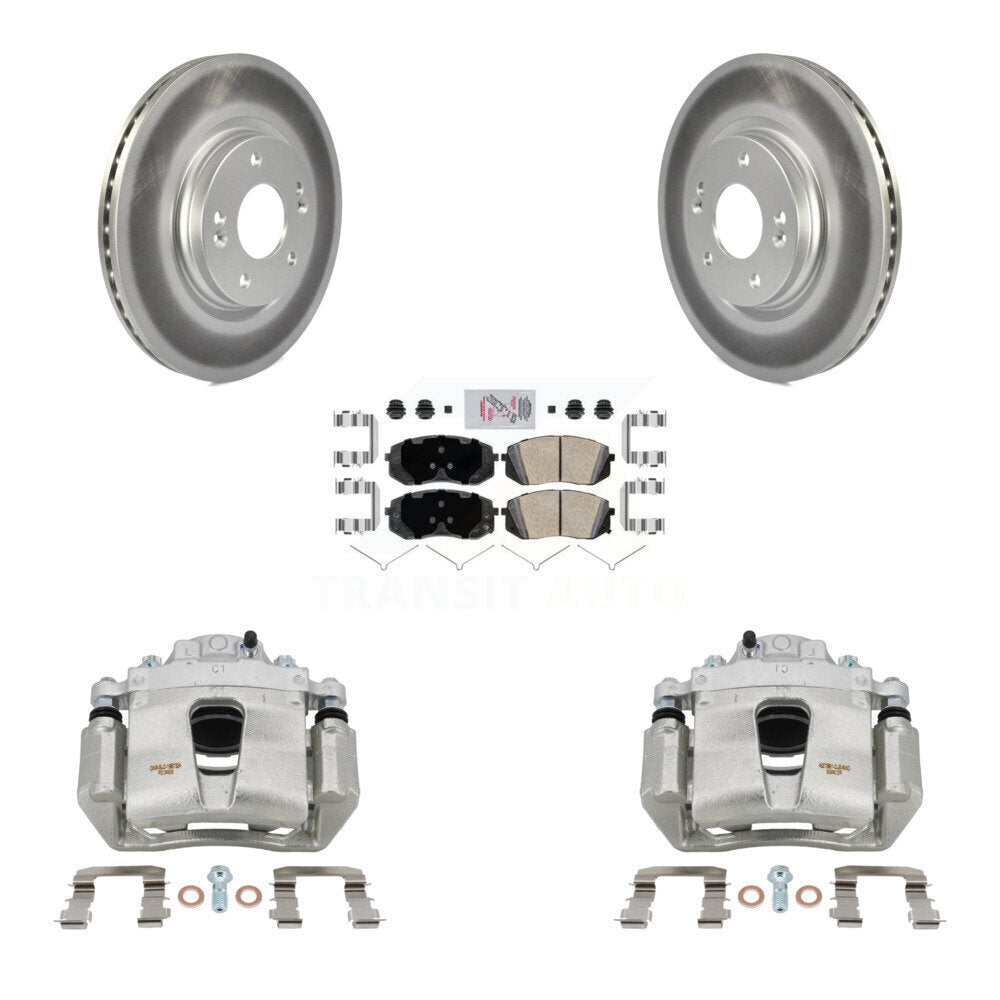 Transit Auto KCG-100243N Disc Brake Kit for 2015-2022 Kia Optima, Hyundai Kona Electric, Kia Niro EV & more - Front product image