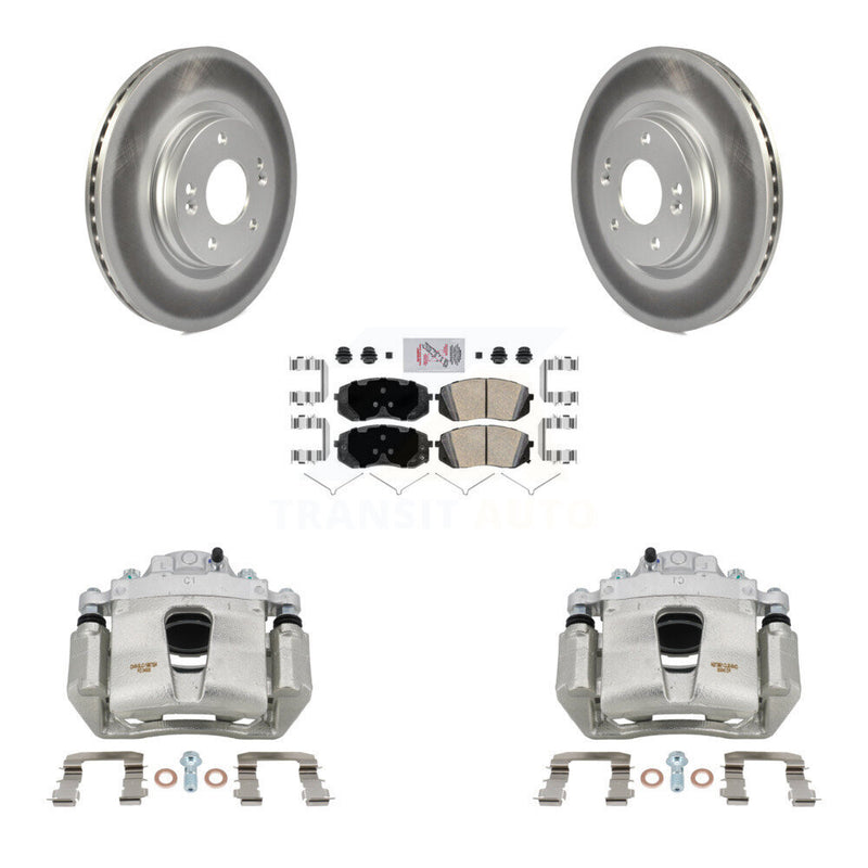 Transit Auto KCG-100243N Disc Brake Kit for 2015-2022 Kia Optima, Hyundai Kona Electric, Kia Niro EV & more - Front product image