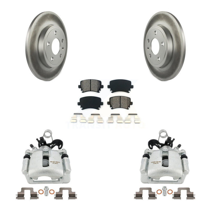 Transit Auto KCG-100245S Disc Brake Kit for 2005-2009 Audi A4, Audi A4 Quattro - Rear product image