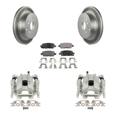 Transit Auto KCG-100247P Disc Brake Kit for 2009-2024 INFINITI Q60, INFINITI Q70L, INFINITI Q50 & more - Rear product image