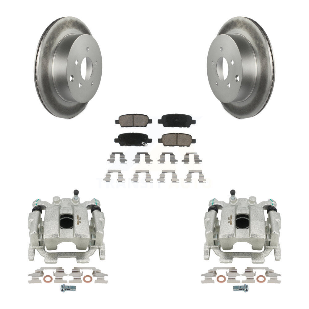 Transit Auto KCG-100248C Disc Brake Kit for 2009-2024 INFINITI Q60, INFINITI Q70L, INFINITI Q50 & more - Rear product image