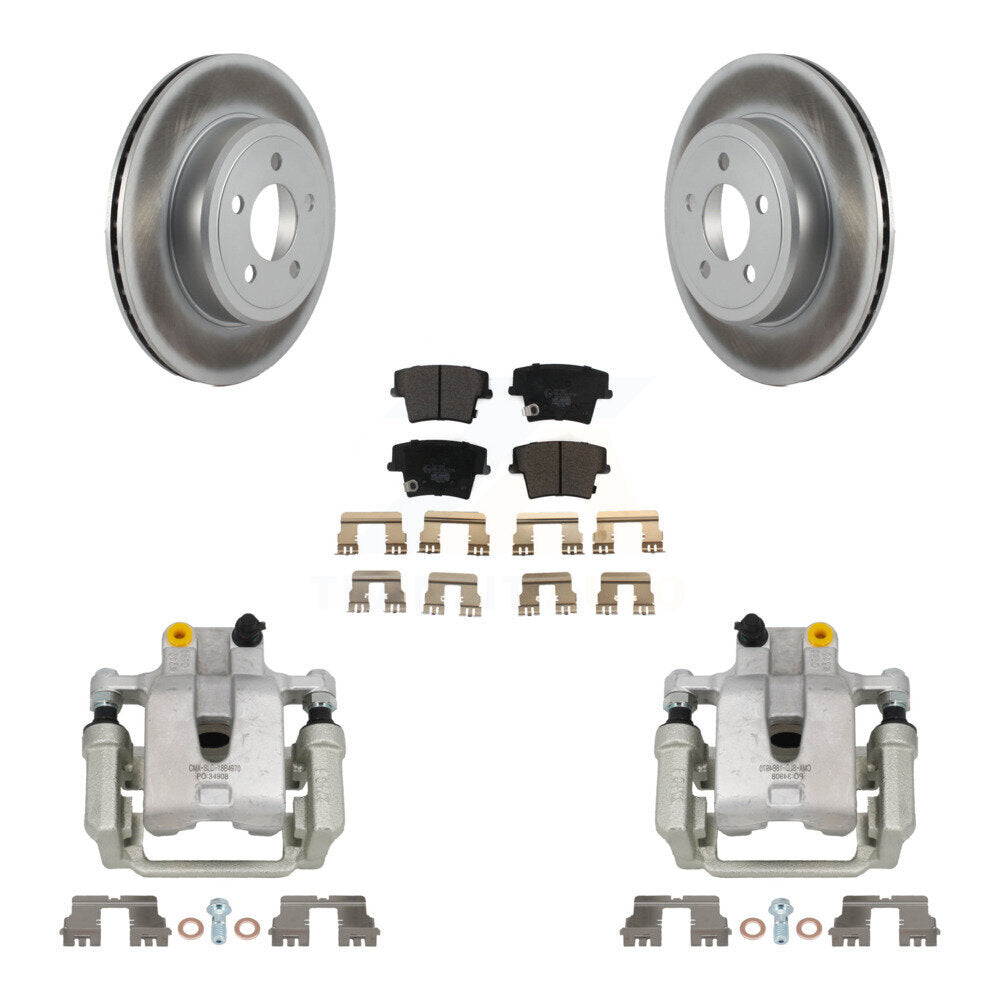 Transit Auto KCG-100250T Disc Brake Kit for 2006-2021 Chrysler 300, Dodge Challenger, Dodge Magnum - Rear product image