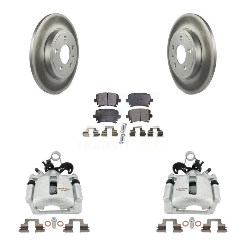 Transit Auto KCG-100253P Disc Brake Kit for 2005-2009 Audi A4, Audi A4 Quattro - Rear product image