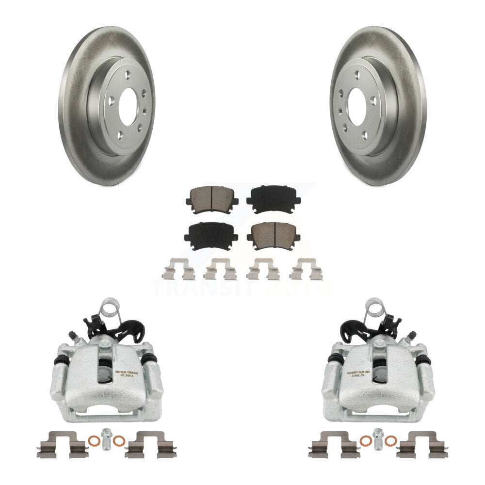 Transit Auto KCG-100254C Disc Brake Kit for 2005-2009 Audi A4, Audi A4 Quattro - Rear product image