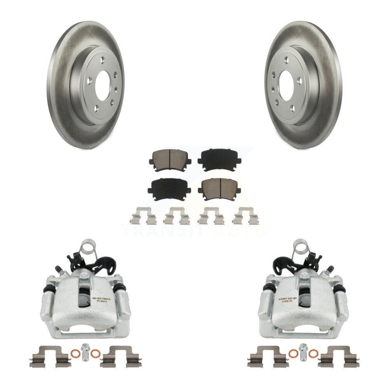 Transit Auto KCG-100254C Disc Brake Kit for 2005-2009 Audi A4, Audi A4 Quattro - Rear product image