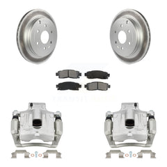 Transit Auto KCG-100255S Disc Brake Kit for 2007-2017 GMC Acadia Limited, Chevrolet Traverse, Buick Enclave & more - Rear product image