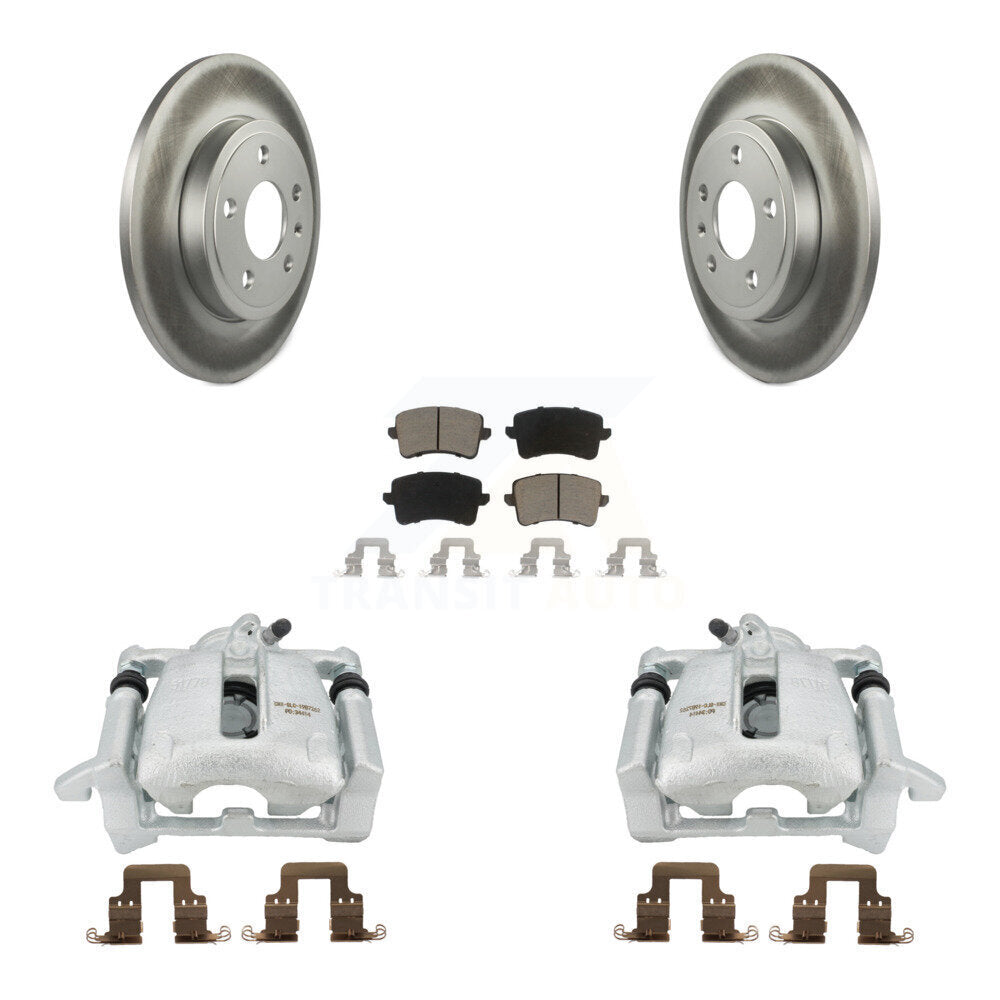 Transit Auto KCG-100257C Disc Brake Kit for 2009 Audi A4 Quattro - Rear product image