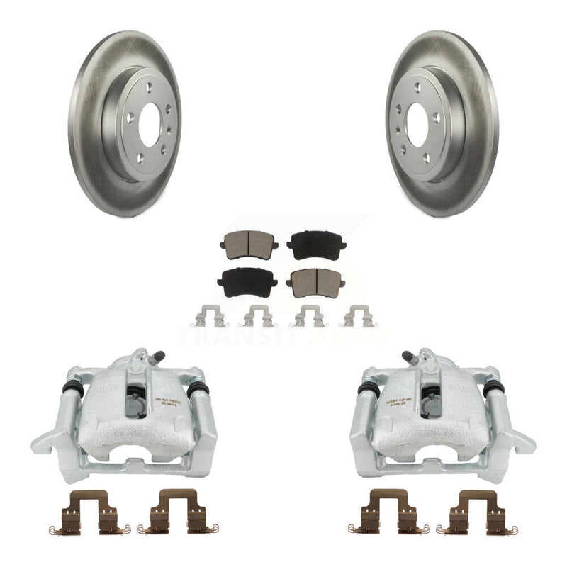 Transit Auto KCG-100257C Disc Brake Kit for 2009 Audi A4 Quattro - Rear product image