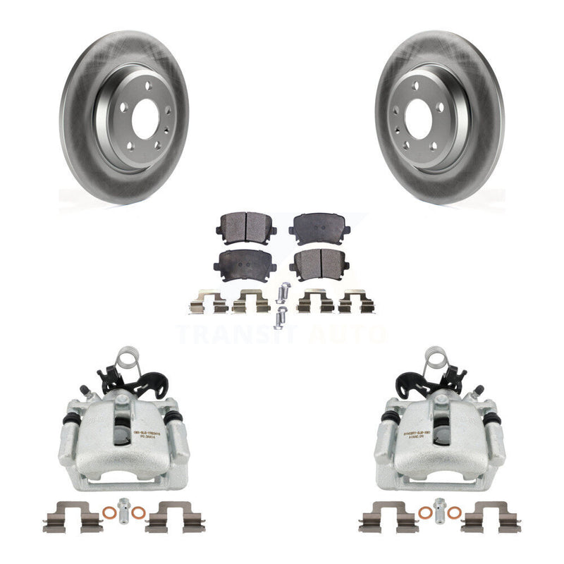 Transit Auto KCG-100257P Disc Brake Kit for 2009 Audi A4 Quattro - Rear product image