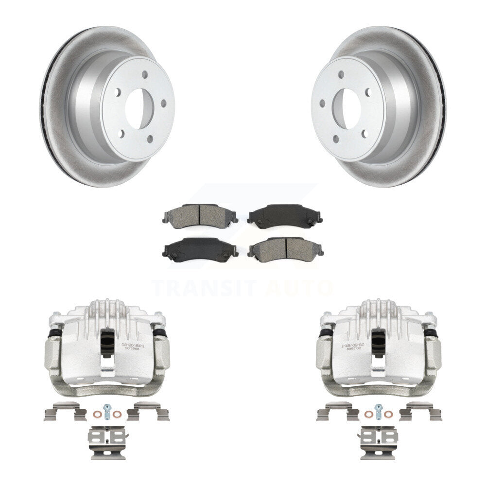 Transit Auto KCG-100257S Disc Brake Kit for 1997-2005 Chevrolet S10, Chevrolet Blazer, GMC Jimmy & more - Rear product image