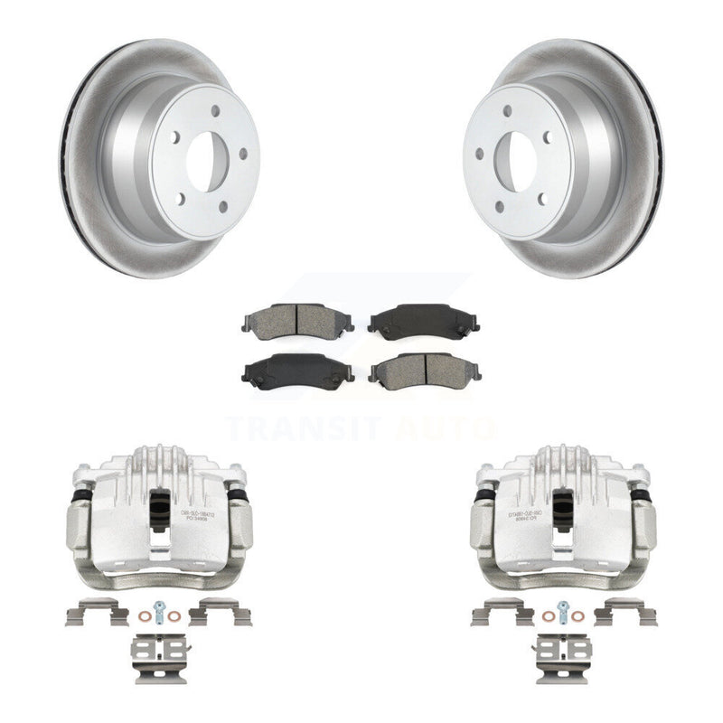 Transit Auto KCG-100257S Disc Brake Kit for 1997-2005 Chevrolet S10, Chevrolet Blazer, GMC Jimmy & more - Rear product image