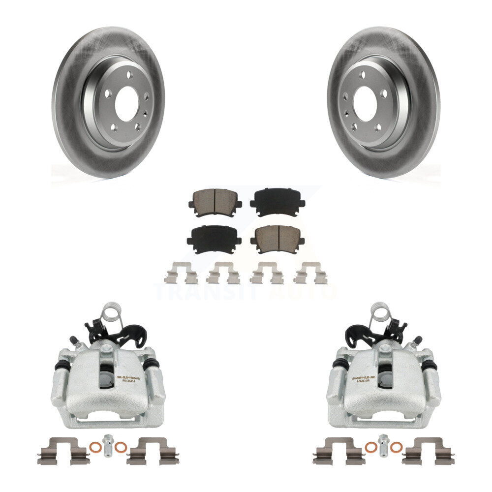 Transit Auto KCG-100258C Disc Brake Kit for 2009 Audi A4 Quattro - Rear product image