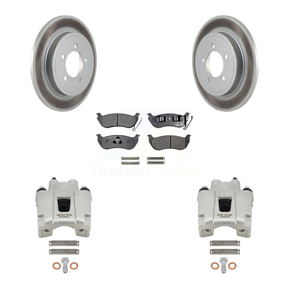 Transit Auto KCG-100259P Disc Brake Kit for 2006-2010 Ford Explorer Sport Trac, Ford Explorer, Mercury Mountaineer - Rear product image