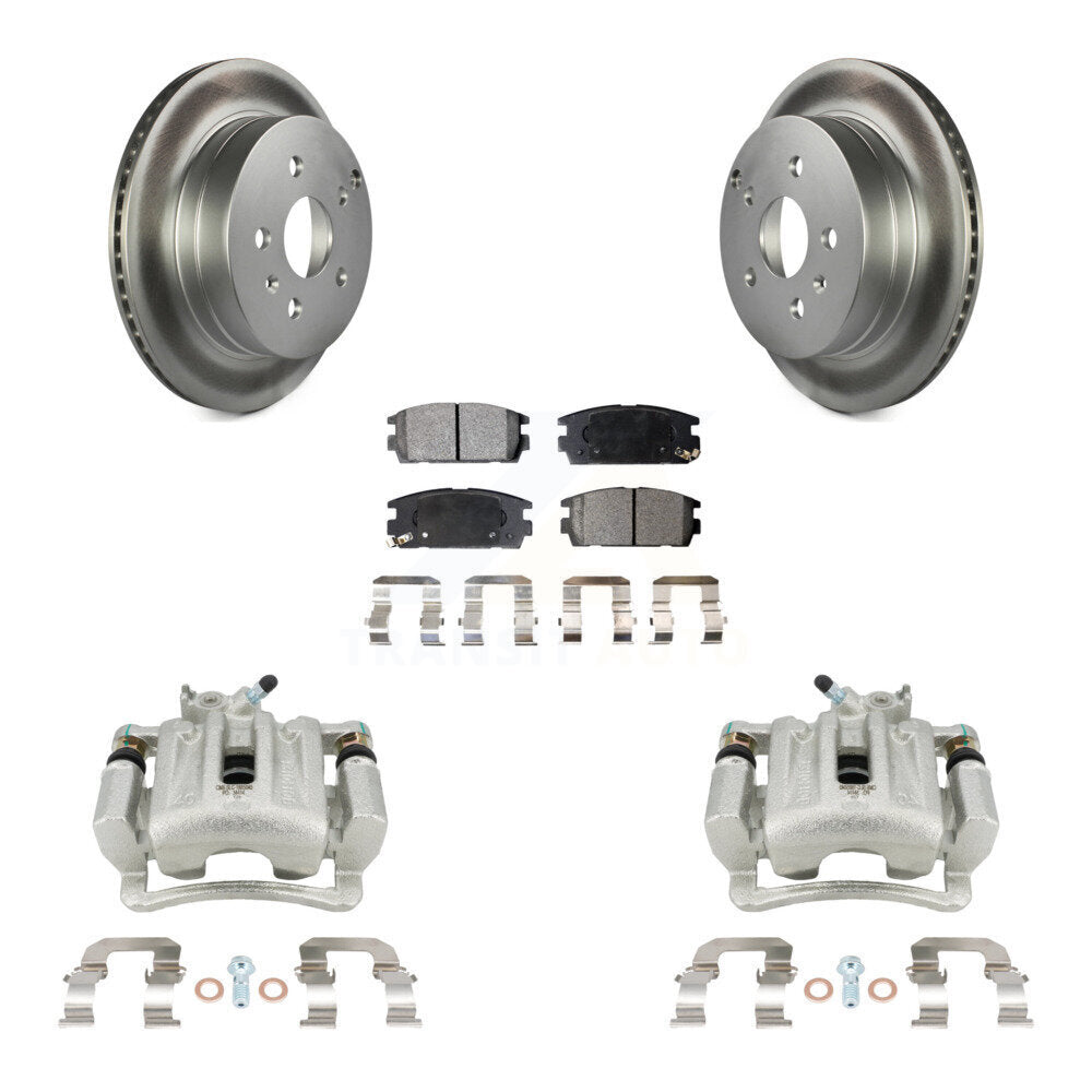 Transit Auto KCG-100261T Disc Brake Kit for 2010-2017 Chevrolet Equinox, GMC Terrain - Rear product image