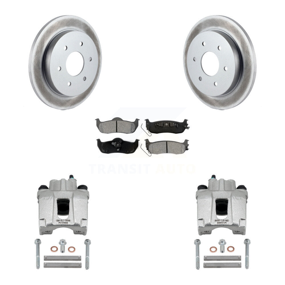 Transit Auto KCG-100262S Disc Brake Kit for 2004-2015 Nissan Armada, INFINITI QX56, Nissan Pathfinder Armada & more - Rear product image