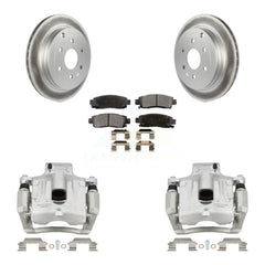 Transit Auto KCG-100263P Disc Brake Kit for 2007-2017 GMC Acadia Limited, Chevrolet Traverse, Buick Enclave & more - Rear product image