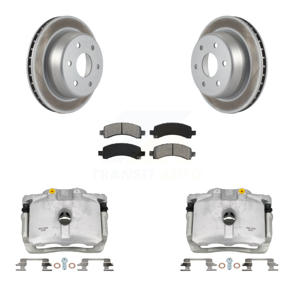 Transit Auto KCG-100263S Disc Brake Kit for 2002-2014 Cadillac Escalade, Chevrolet Avalanche 1500, Chevrolet Express 1500 & more - Rear product image