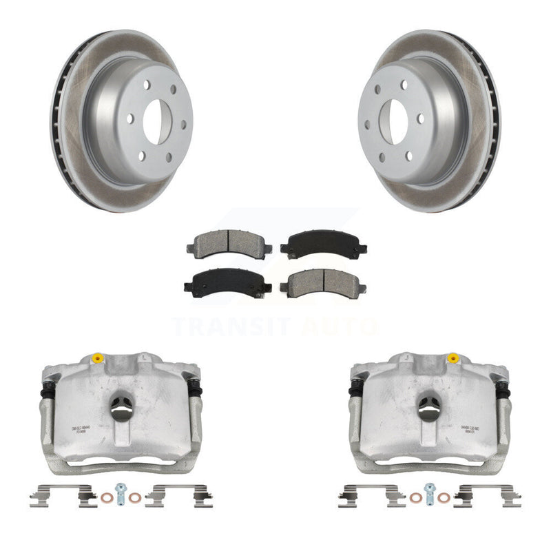 Transit Auto KCG-100263S Disc Brake Kit for 2002-2014 Cadillac Escalade, Chevrolet Avalanche 1500, Chevrolet Express 1500 & more - Rear product image