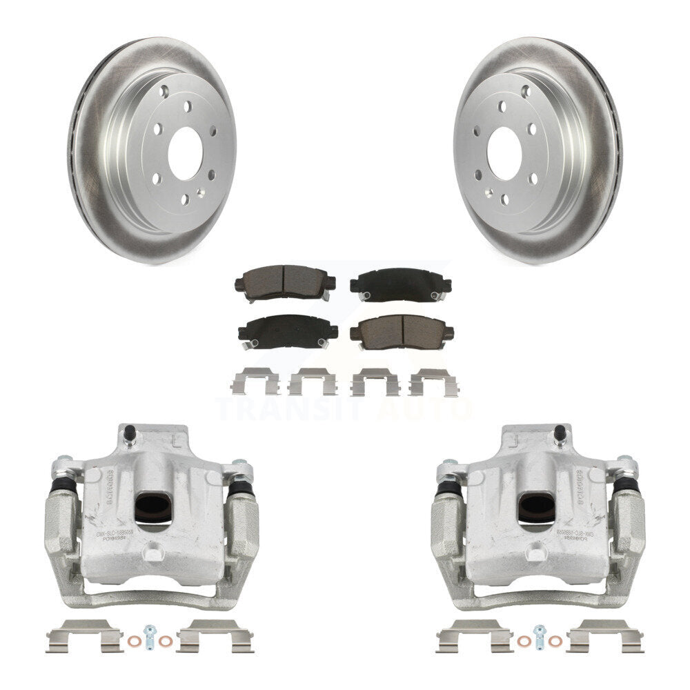 Transit Auto KCG-100264C Disc Brake Kit for 2007-2017 GMC Acadia Limited, Chevrolet Traverse, Buick Enclave & more - Rear product image