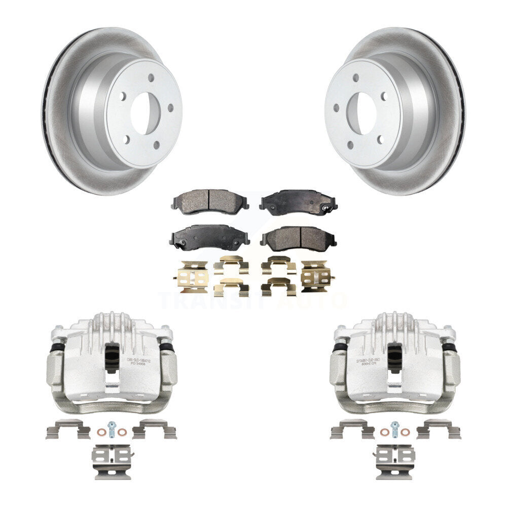 Transit Auto KCG-100265P Disc Brake Kit for 1997-2005 Chevrolet S10, Chevrolet Blazer, GMC Jimmy & more - Rear product image