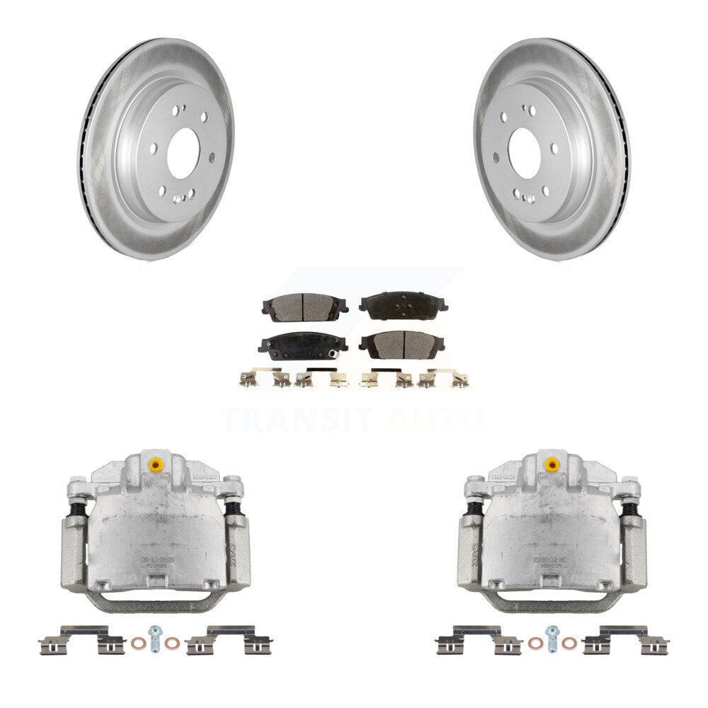 Transit Auto KCG-100266T Disc Brake Kit for 2019 Chevrolet Silverado 1500 LD, GMC Sierra 1500 Limited - Rear product image