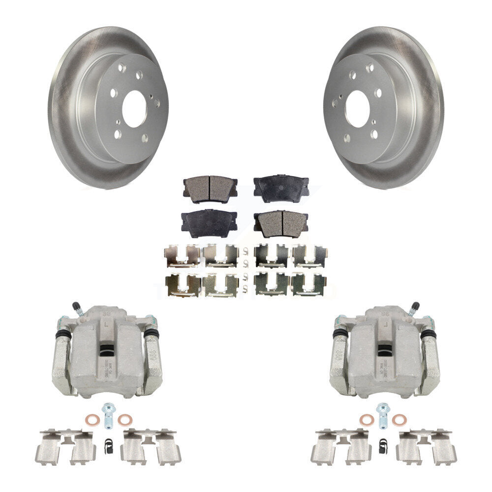 Transit Auto KCG-100268P Disc Brake Kit for 2006-2012 Toyota RAV4 - Rear product image
