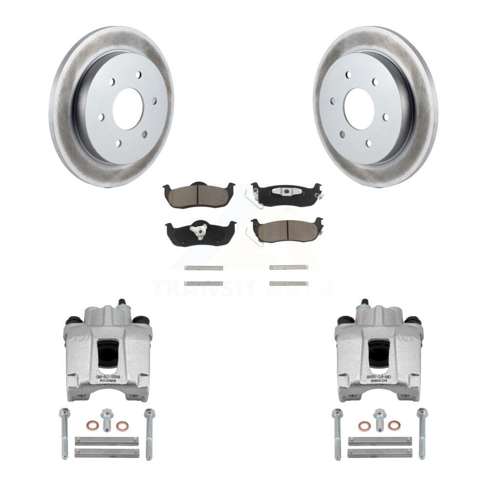 Transit Auto KCG-100271C Disc Brake Kit for 2004-2015 Nissan Armada, INFINITI QX56, Nissan Pathfinder Armada & more - Rear product image