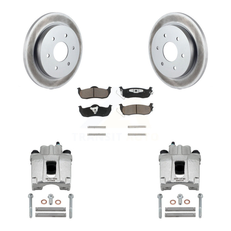 Transit Auto KCG-100271C Disc Brake Kit for 2004-2015 Nissan Armada, INFINITI QX56, Nissan Pathfinder Armada & more - Rear product image