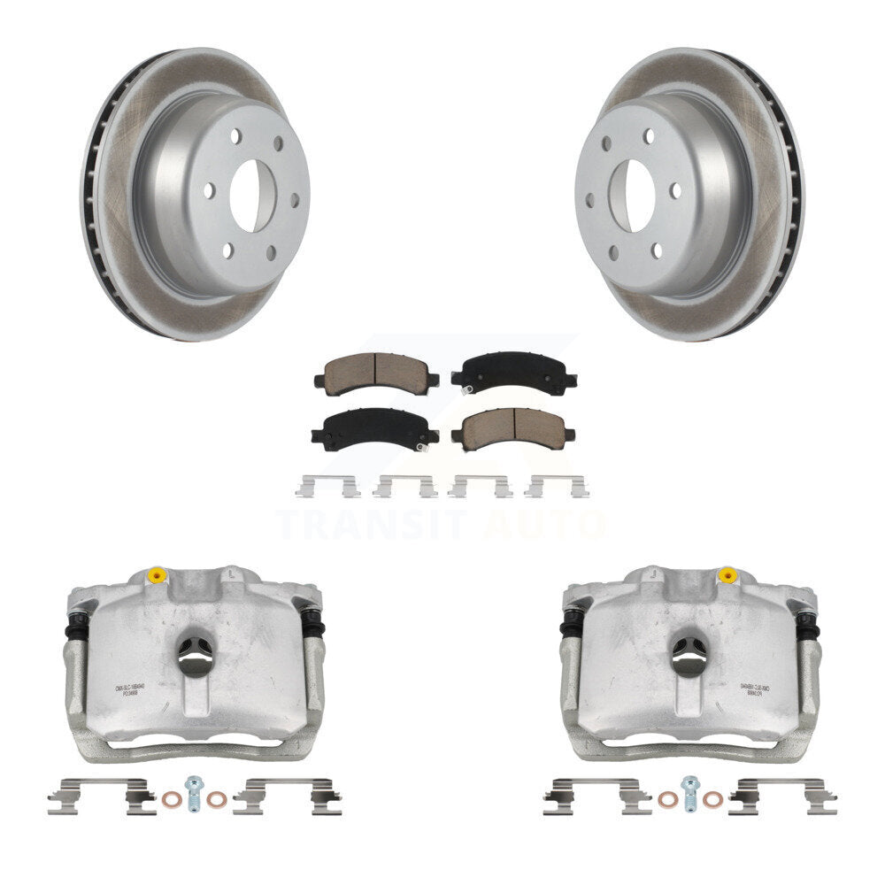 Transit Auto KCG-100272C Disc Brake Kit for 2002-2014 Cadillac Escalade, Chevrolet Avalanche 1500, Chevrolet Express 1500 & more - Rear product image