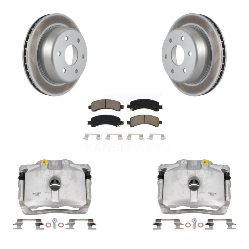 Transit Auto KCG-100272C Disc Brake Kit for 2002-2014 Cadillac Escalade, Chevrolet Avalanche 1500, Chevrolet Express 1500 & more - Rear product image