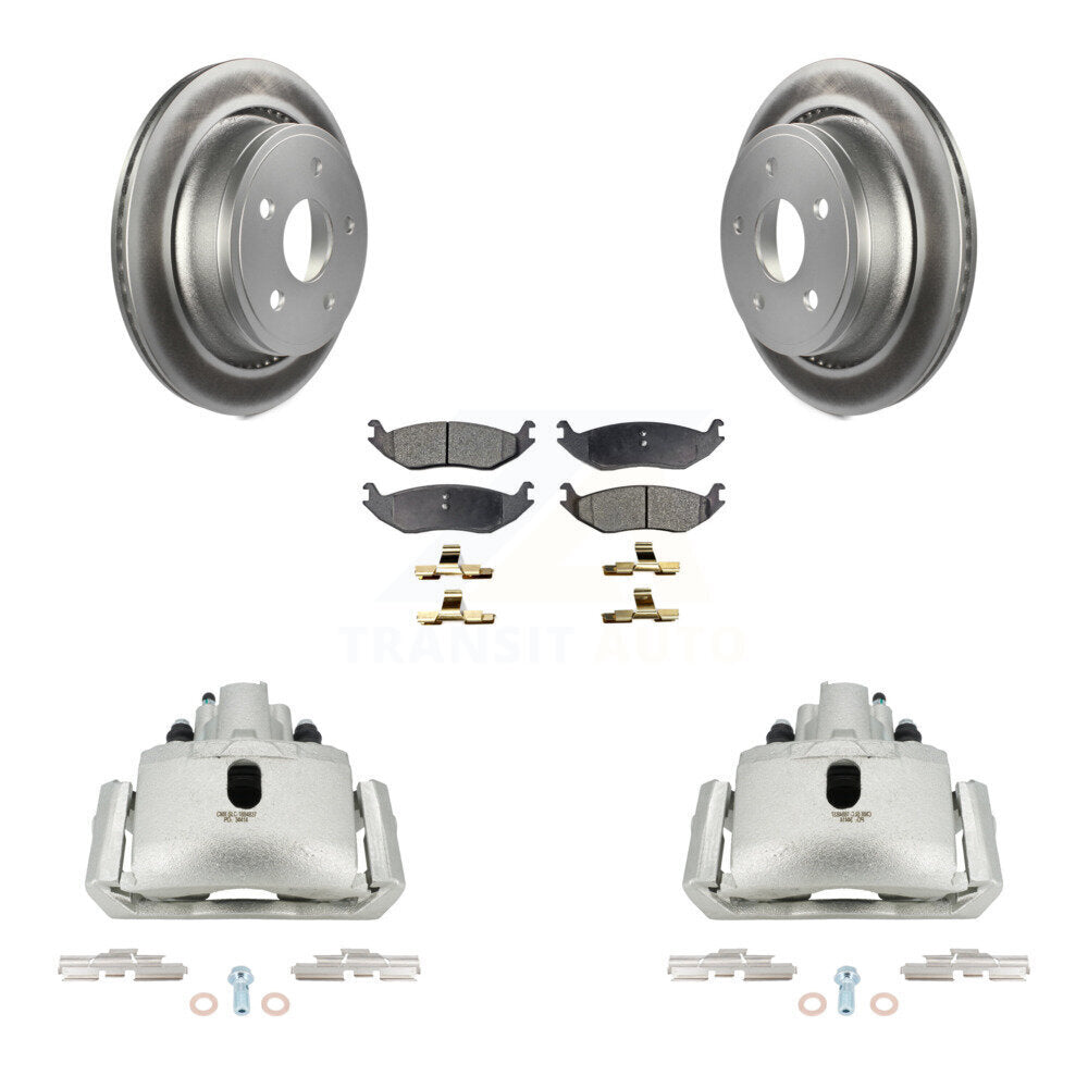 Transit Auto KCG-100279T Disc Brake Kit for 2004-2022 Ram 1500 Classic, Ram 1500, Dodge Ram 1500 & more - Rear product image
