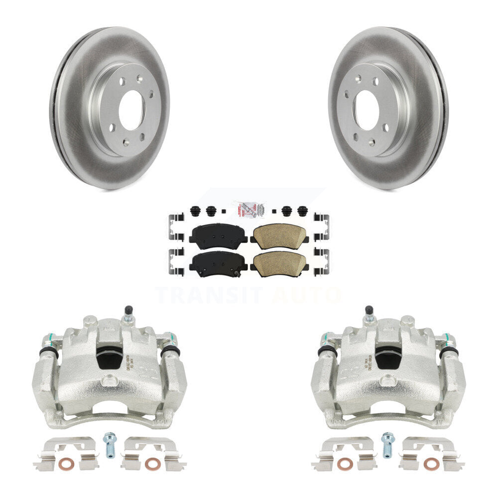 Transit Auto KCG-100287N Disc Brake Kit for 2012-2017 Kia Rio, Hyundai Accent - Front product image